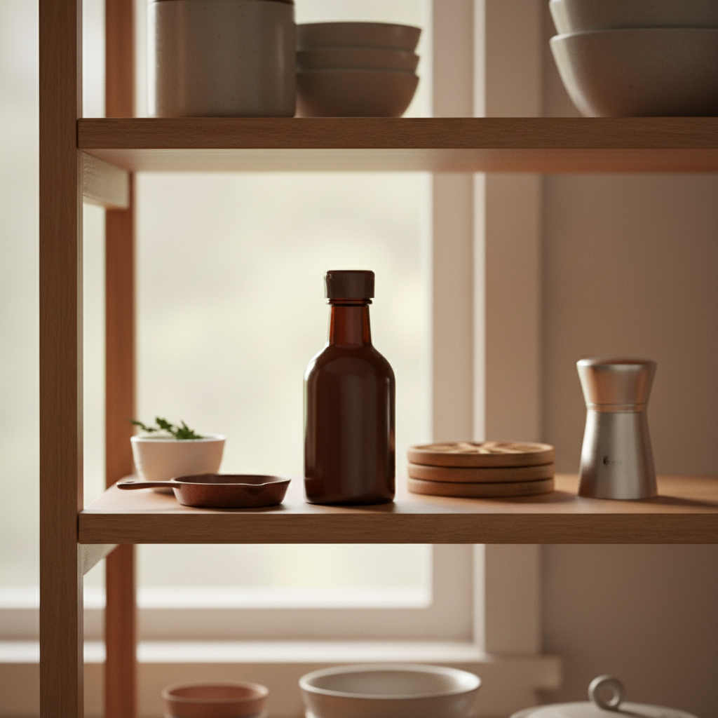 Cold brew small bottle on shelf
